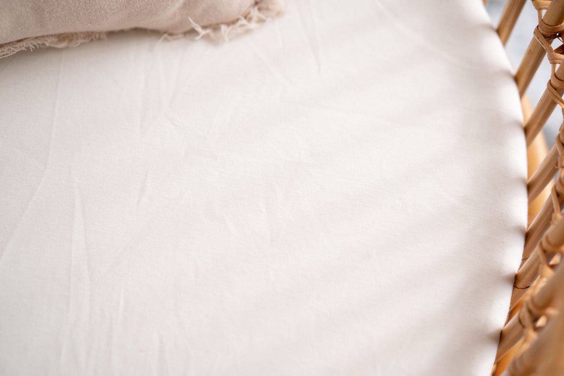 Coconut Milk - Waterproof Cot Sheet