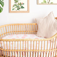 Bubbles - Waterproof Bassinet Sheet